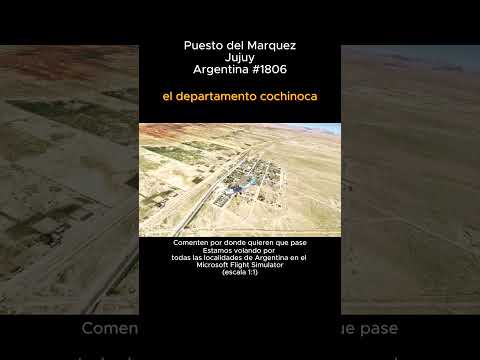 Puesto del Marquez, Jujuy desde el Microsoft Flight Simulator #puestodelmarquez #jujuy #argentina