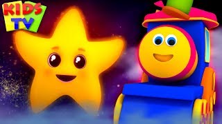 Twinkle Twinkle Little Star | Bob The Train Cartoons | Nursery Rhymes For Children  - Kids TV