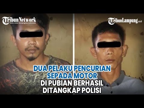 Dua Pelaku Pencurian Sepada Motor di Pubian Berhasil Ditangkap Polisi