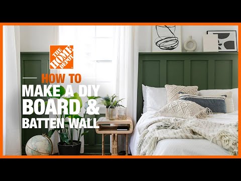 DIY Board and Batten Wall with @lonefox | The Home Depot