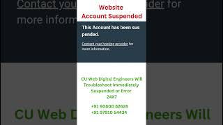 Website Account Suspended: What Does It Mean? _ Website_ SSL Certification SSL f
