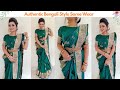 Authentic Bengali Style Saree Wearing Tutorial For Any Bengali Occasion