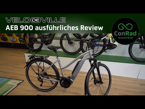 [E-Bike 2022] Velo de Ville AEB 900 Trapezrahmen Trekkingrad - Review [ConRad]