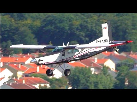 🛩️ Pilatus PC-6 Porter | 150 Meters Extreme Short Landing at Nancy Essey Airport 🛩️