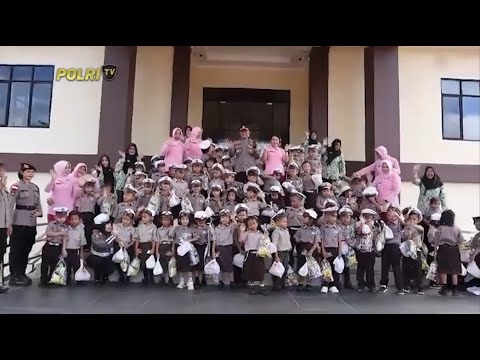 KUNJUNGAN MURID TK KEMALA BHAYANGKARI SANGGAU DI MAPORLES SANGGAU