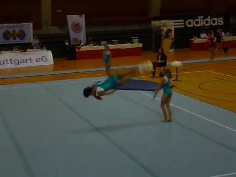 Oksana Chusovitina, TV Herkenrath, Einturnen Boden 2