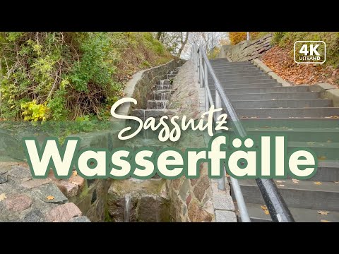 Wasserfälle in Sassnitz - Blick über den Hafen - Rügen Urlaub 2021 (4K Walk / ASMR)