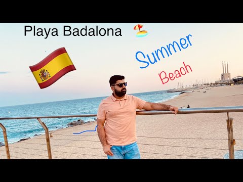 Beach 🏝 Badalona | Playa de Badalona | Beach Walk | Summer | (Vlog-03)