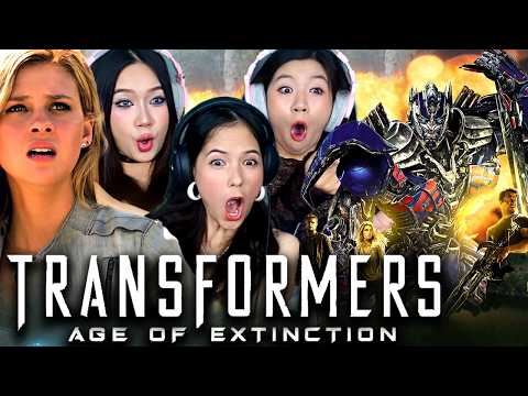 Foreign Girls React | Transformers: Age of Extinction | First Time Watch