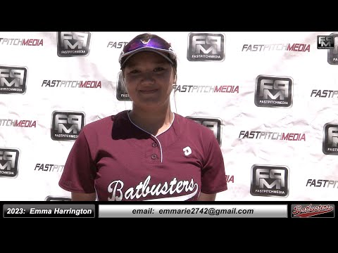 2023 Emma Harrington 3.8 GPA - Power Hitting Third Base Softball Skills Video - Colorado Batbusters