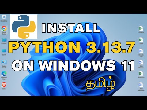 How To Install Python 3 13 7 On Windows 11 Tamil Tutorial Python Python3 Windows Programming