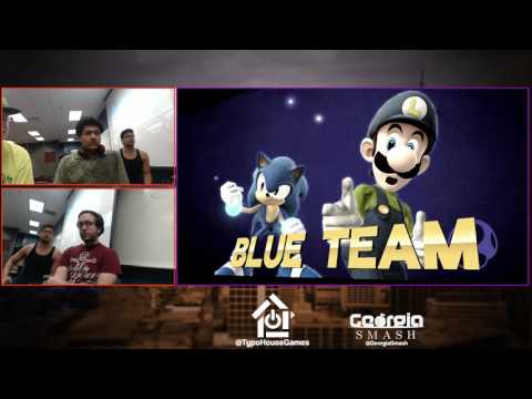 Bearly Monhthly 4/1/17 - TFH/D3King vs CC/T-Rex - Smash 4 Doubles Round 1