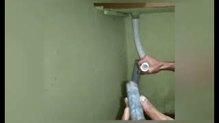 rat cutting kitchen and hand wash shink pipe electrician and plumber hack