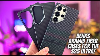 BENKSs Aramid Fiber Cases for the S25 Ultra!