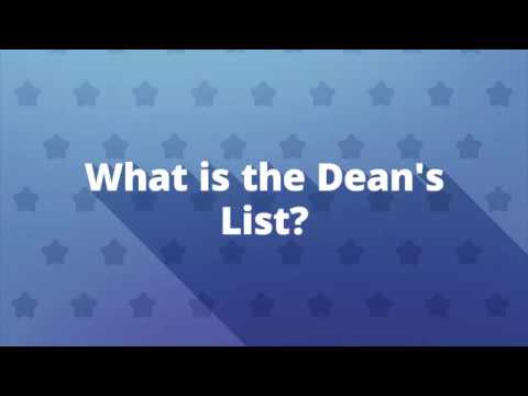 Everything You Need to Know About the Dean’s List