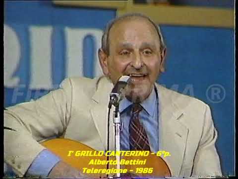 I' Grillo canterino. 6°p. Alberto Bettini. Teleregione - 1986