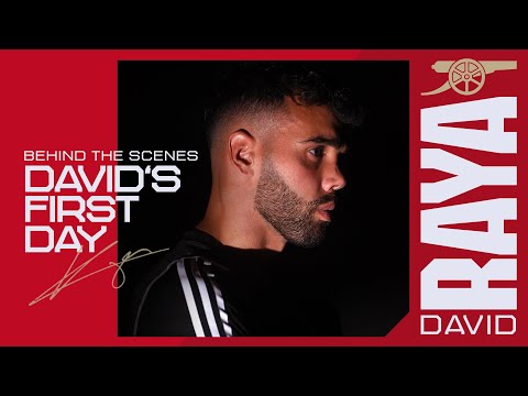 David Raya's first day at The Arsenal | Behind the scenes