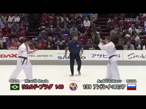 Best Ko: Andrei Kolosov(Russia) vs Ricardo Prada(Brazil)/ippon by Tobi Mawashi geri