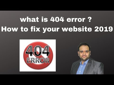 what is 404 error  How to fix your website 2019