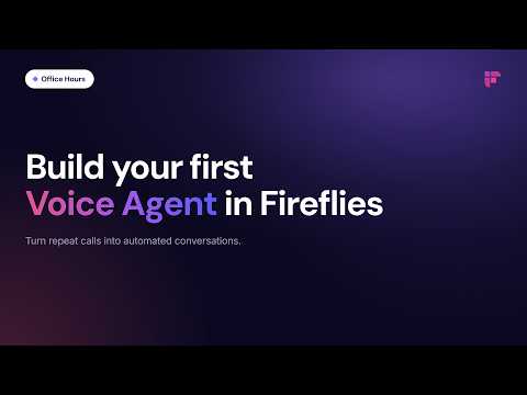 Office Hours Build a voice agent live Recording