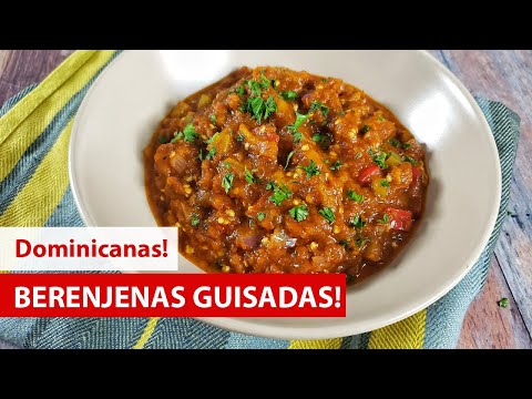 How to make stewed roasted eggplant 🍆🍅🌶 [EASY] | Dominican cuisine 🇩🇴