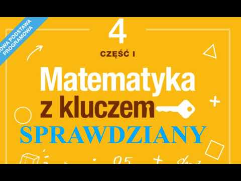 Matematyka z kluczem klasa 4 sprawdziany PDF