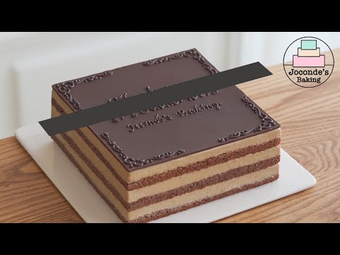 Chocolate Coffee Mousse cake. Find a Message on it.