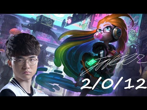 T1 Faker Stream: Faker Zoe KDA 2/0/12.
