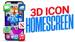 3D iPhone HomeScreen icons - How to Do it!