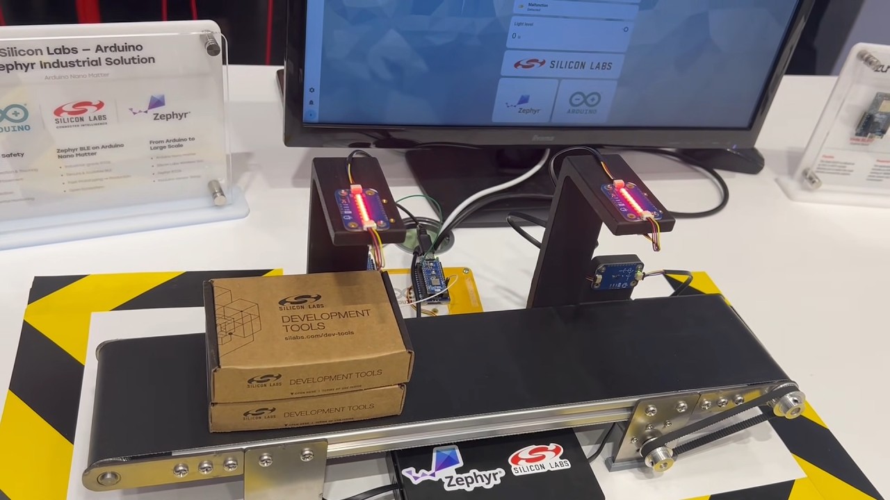 Native Zephyr on Arduino Nano Matter, Real Industrial IoT Setup