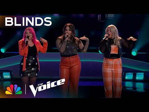 OK3 Secures Four-Chair Turn With "Made You Look" by Meghan Trainor | Voice Blind Auditions | NBC