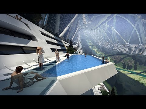 Cinema 4D Tutorial How to Create a Space Colony Intro