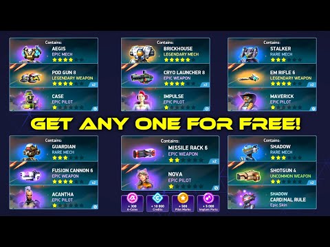 Claim FREE Legendary Mechs & Weapons | Mech Arena Starter Rewards 2025
