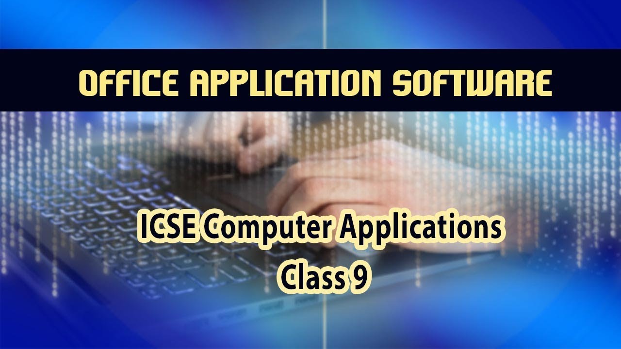 Computer Applications- Office Application Software(Word Processing) | MS Word | 16