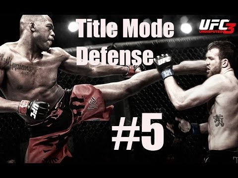 UFC Undisputed 3 Title Defense Mode Part 5 The Champ Is Here!
