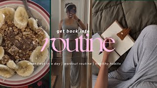 getting my life together vlog 🧸 workout routine, what i eat in a week, goal check in, reset with me