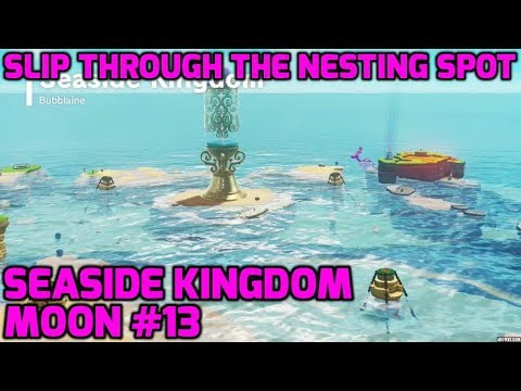 Super Mario Odyssey - Seaside Kingdom Moon #13 - Slip Through the Nesting Spot