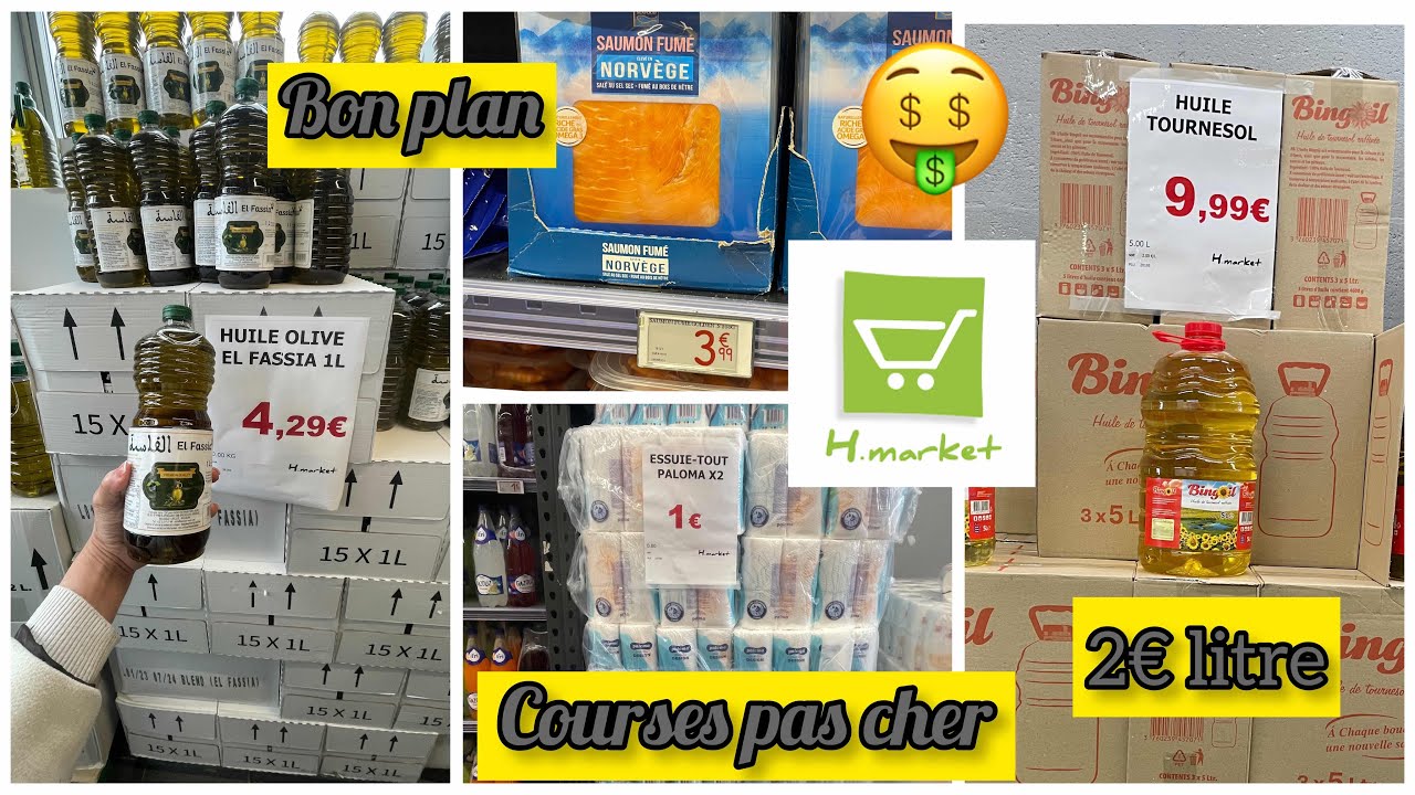 H MARKET - Courses pas cher - Bon plan 10 mars 2023 #hmarket #marché #destockage #alimentaire