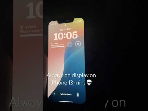 Always on display on an old iPhone!