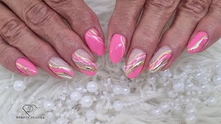 Gel rebalance step by step nail tutorial. Watch me do abstract nail art for client. Real time nails