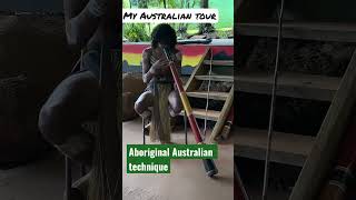 Didgeridoo playing||Bhavani||nurture5||Australia trip 23|| #shorts