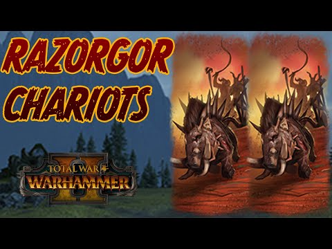 UNDERRATED UNIT: Razorgor Chariots - Beastmen vs Lizardmen // Total War: Warhammer II Online Battle