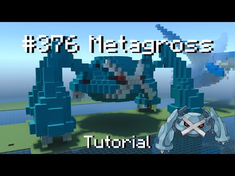 How to build a Pokémon Metagross in Minecraft (Tutorial)