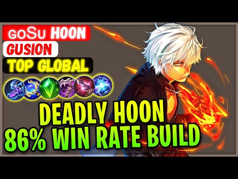 Deadly Hoon 86% Win Rate Build [ Former Top 1 Global Gusion ] ɢᴏsᴜ Hoon - Mobile Legends Gameplay