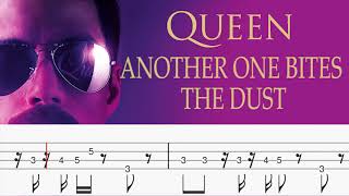 Queen - Another One Bites The Dust (Bass Tabs &amp; Tutorial)