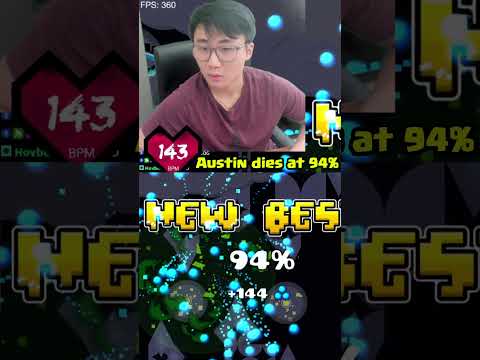 Austin dies to 94% on extreme demon