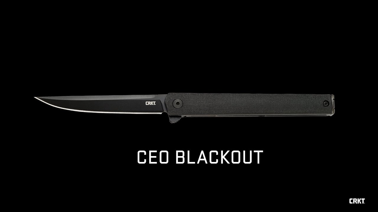 CRKT Taschenmesser CEO Flipper Schwarz CRKT Taschenmesser CEO Flipper Schwarz