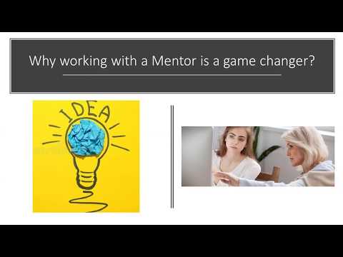 Vidya K My audio work with a presentation on why working with a mentor is a gamechanger