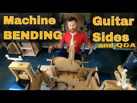 Machine Bending Guitar Sides | Demonstration and Q&A