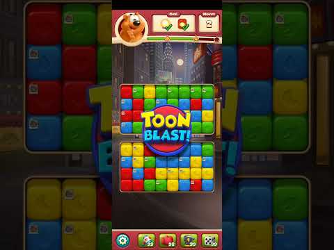 Toon Blast Level 2663 No Boosters Series